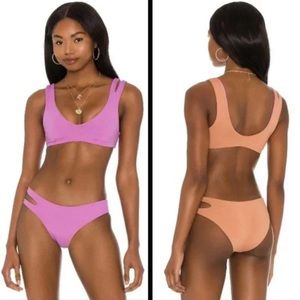L*Space Reversible One Wave Top - Rosebud Putty